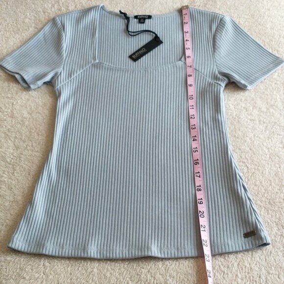 Ribbed Squareneck Top - Picture 7 of 9